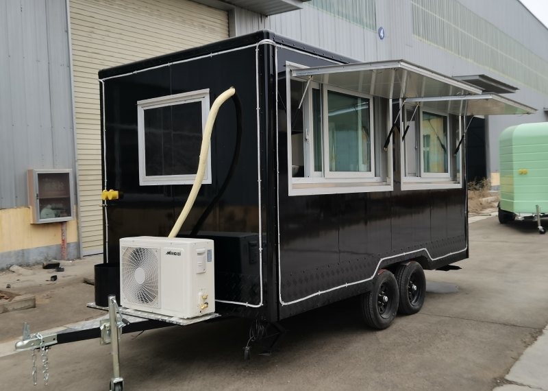 brand new mobile food trailer kitchen